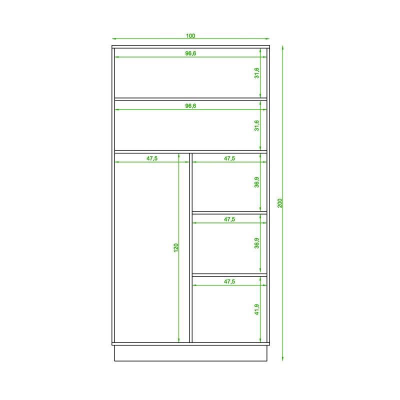 Dressing, 100 cm, Multiple Colors - KM-EG38-206