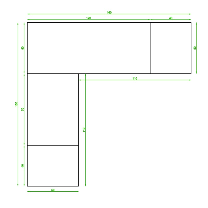 Dressing, 160 × 160 cm, Multiple Colors - KM-EG38-211