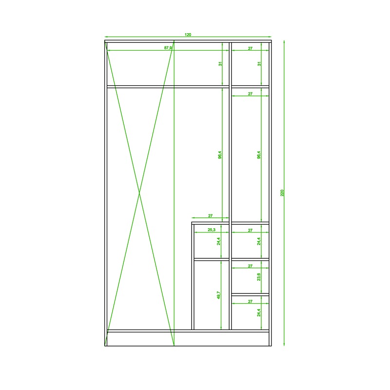 Dressing, 120 × 120 cm, Multiple Colors - KM-EG38-212