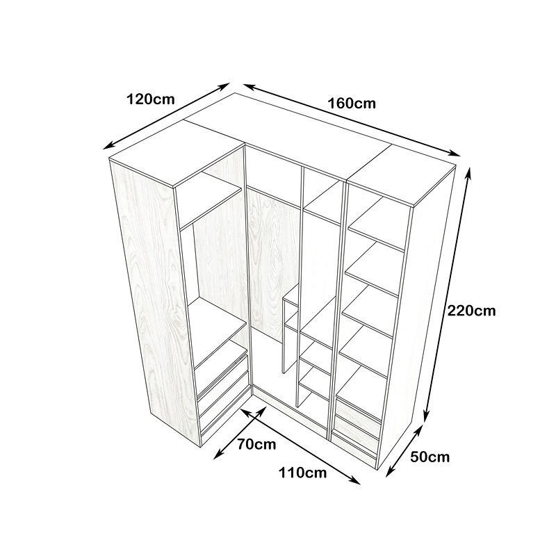 Dressing, 120 × 160 cm, Multiple Colors - KM-EG38-213
