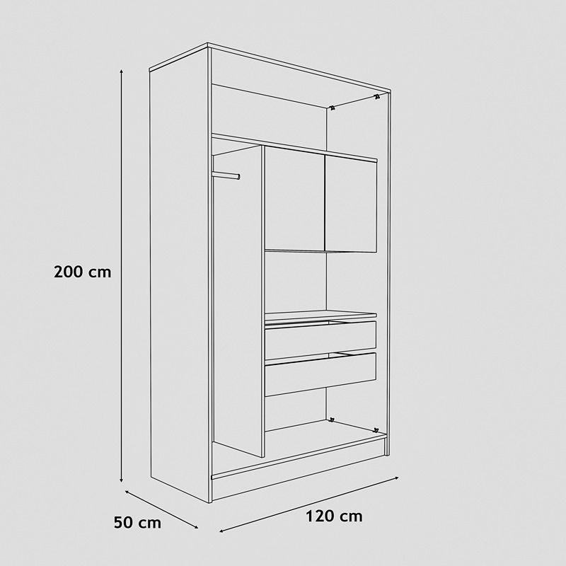 Dressing, 120 cm, Multiple Colors - KM-EG38-214