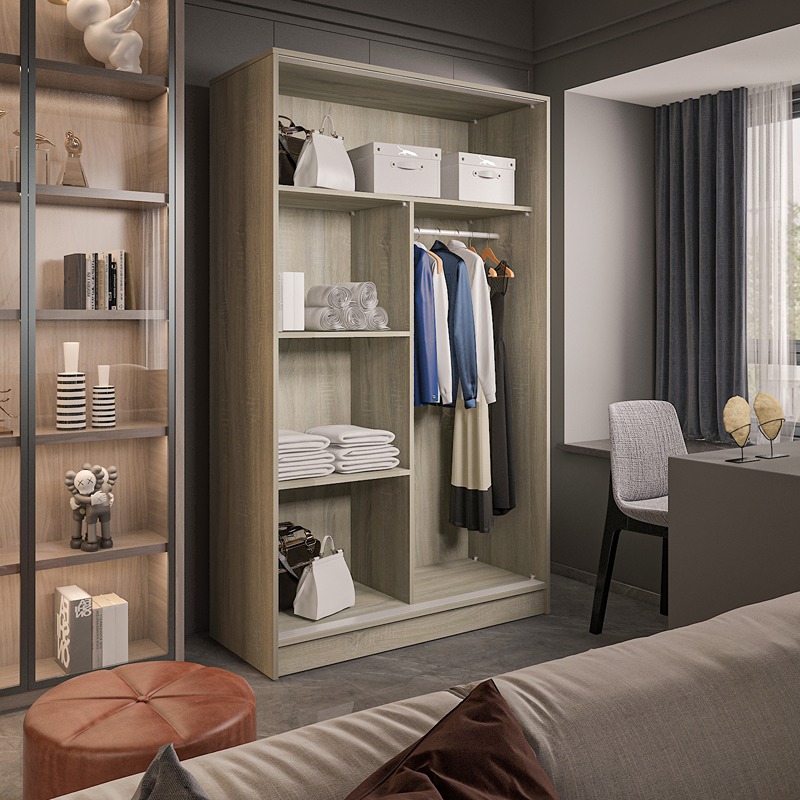 Wardrobe, 120 cm, Multiple Colors - KM-EG38-216