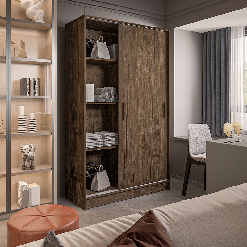 Wardrobe, 120 cm, Multiple Colors - KM-EG38-216