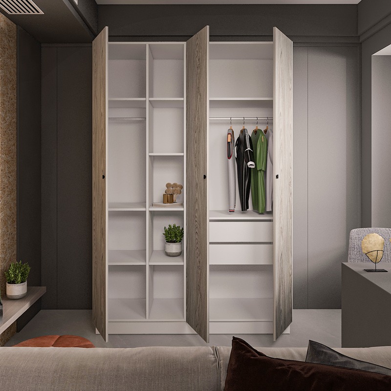 Wardrobe, 150 cm, Multiple Colors - KM-EG38-217
