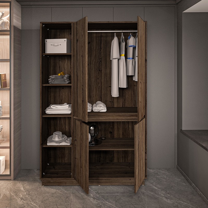 Wardrobe, 120 cm, Multiple Colors - KM-EG38-220