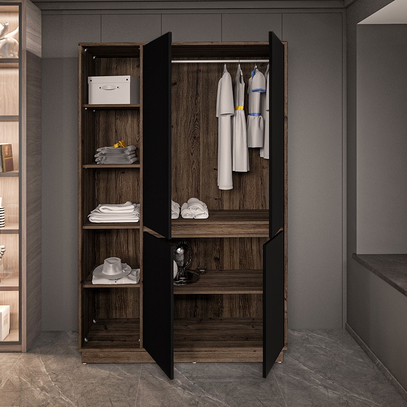 Wardrobe, 120 cm, Multiple Colors - KM-EG38-220