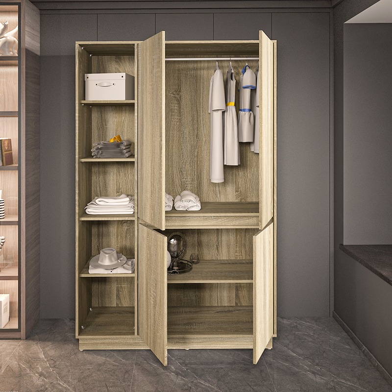 Wardrobe, 120 cm, Multiple Colors - KM-EG38-220