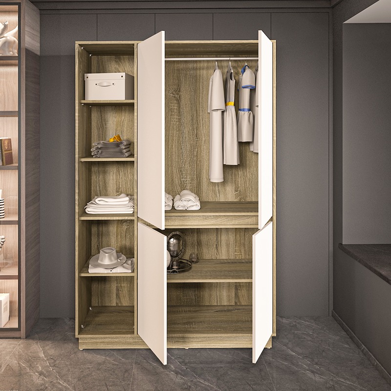 Wardrobe, 120 cm, Multiple Colors - KM-EG38-220
