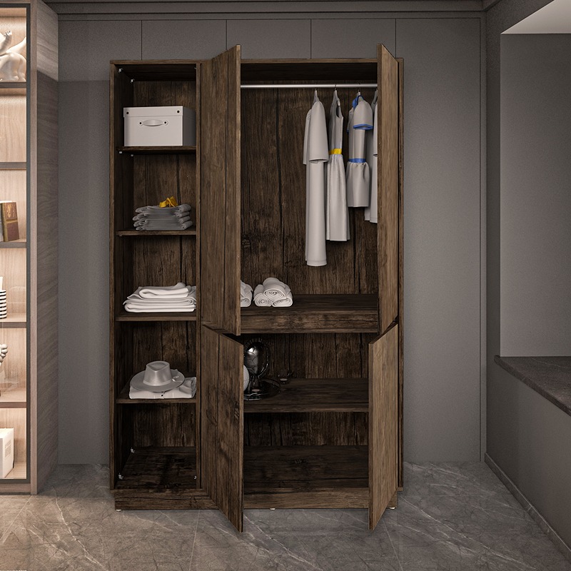 Wardrobe, 120 cm, Multiple Colors - KM-EG38-220