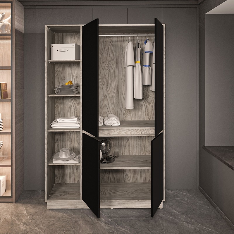 Wardrobe, 120 cm, Multiple Colors - KM-EG38-220