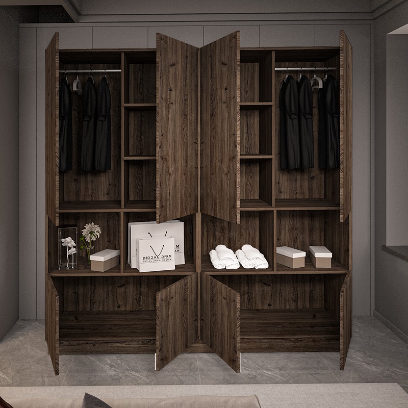 Wardrobe, 200 cm, Multiple Colors - KM-EG38-221