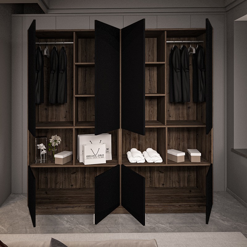 Wardrobe, 200 cm, Multiple Colors - KM-EG38-221