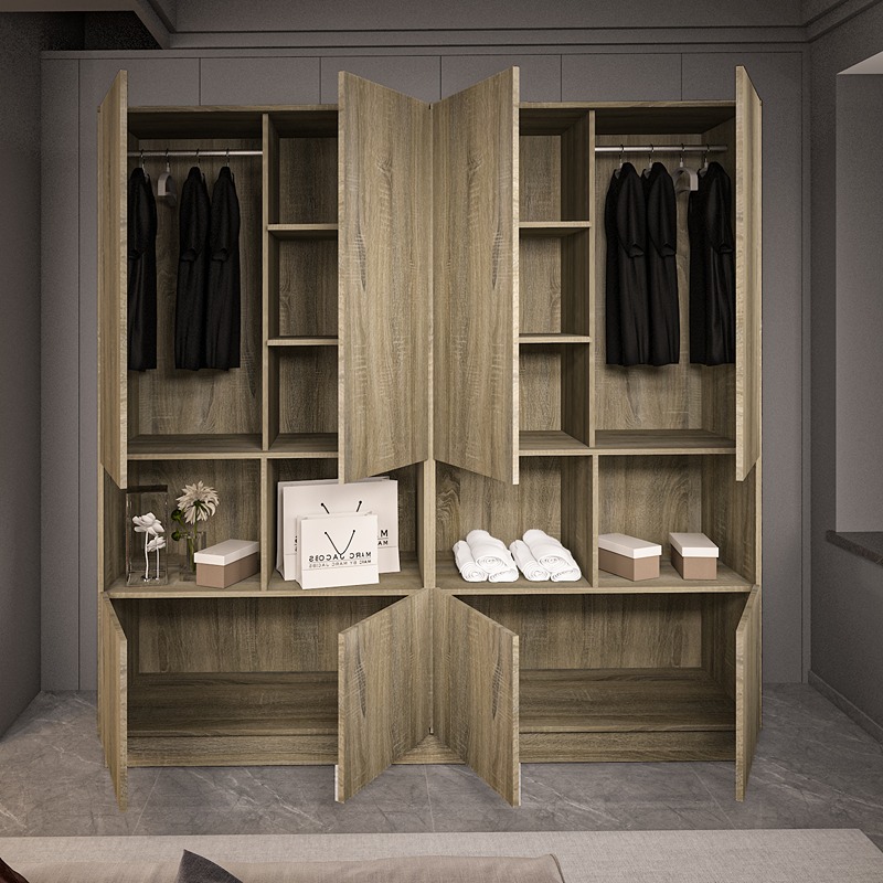 Wardrobe, 200 cm, Multiple Colors - KM-EG38-221