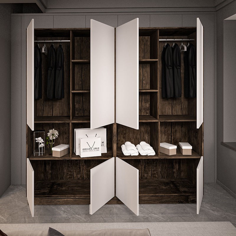 Wardrobe, 200 cm, Multiple Colors - KM-EG38-221