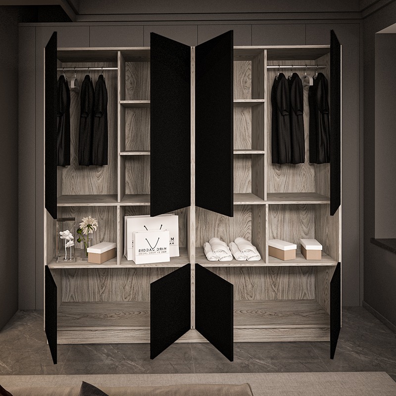 Wardrobe, 200 cm, Multiple Colors - KM-EG38-221
