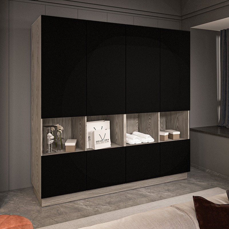Wardrobe, 200 cm, Multiple Colors - KM-EG38-221