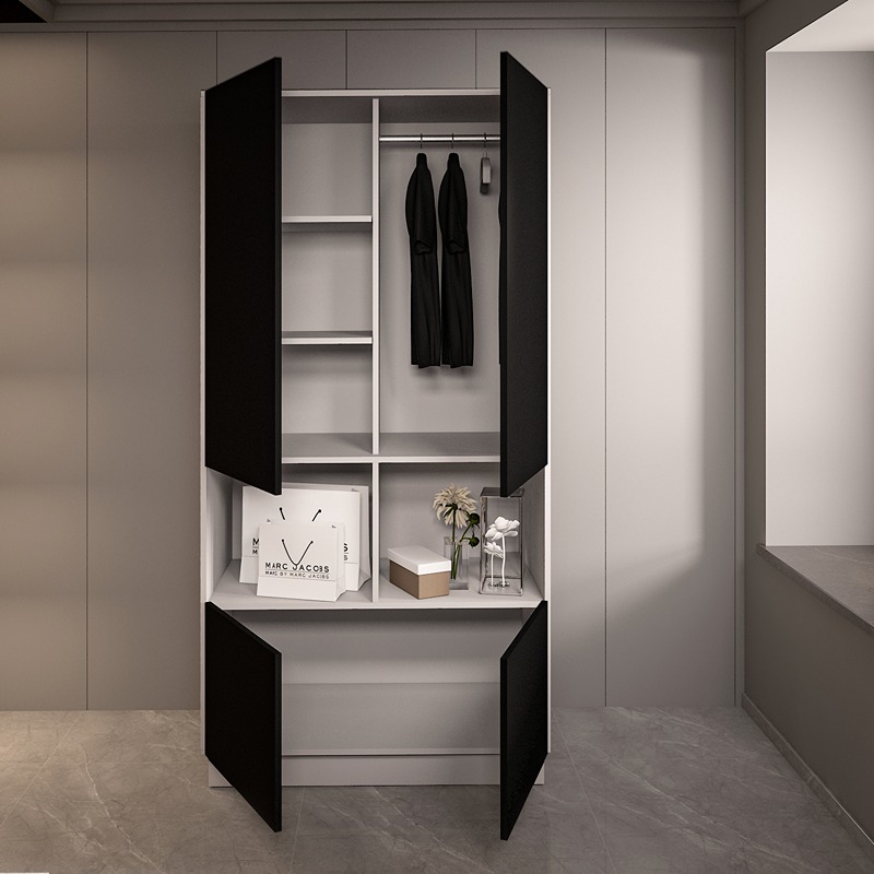 Wardrobe, 100 cm, Multiple Colors - KM-EG38-222
