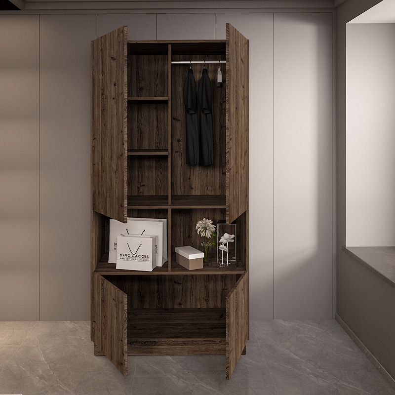 Wardrobe, 100 cm, Multiple Colors - KM-EG38-222