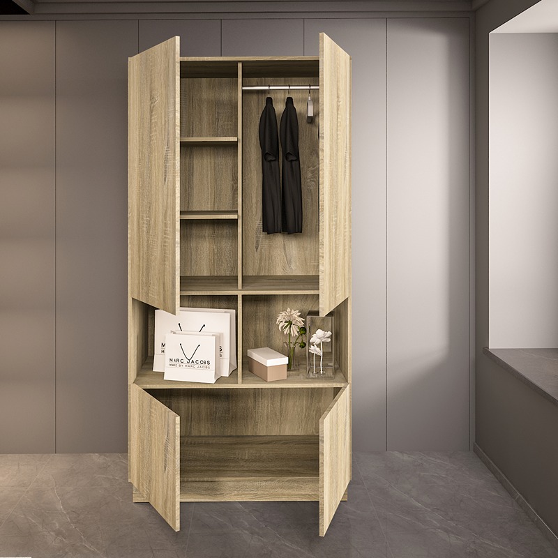 Wardrobe, 100 cm, Multiple Colors - KM-EG38-222