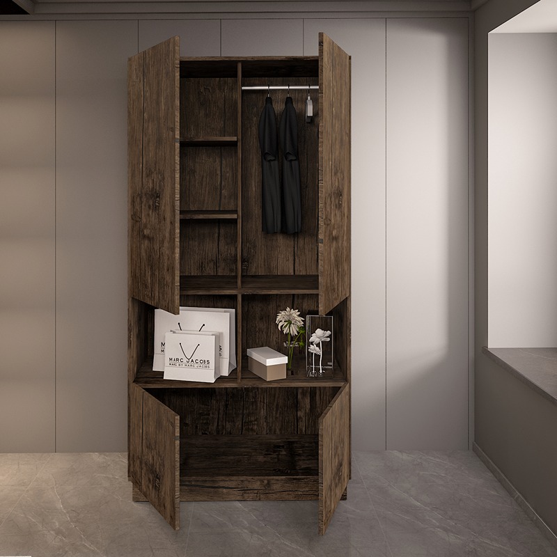 Wardrobe, 100 cm, Multiple Colors - KM-EG38-222