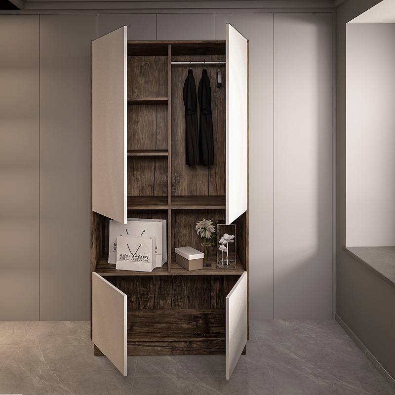 Wardrobe, 100 cm, Multiple Colors - KM-EG38-222