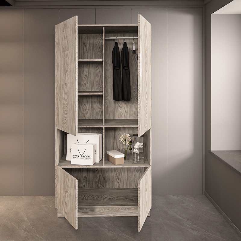 Wardrobe, 100 cm, Multiple Colors - KM-EG38-222