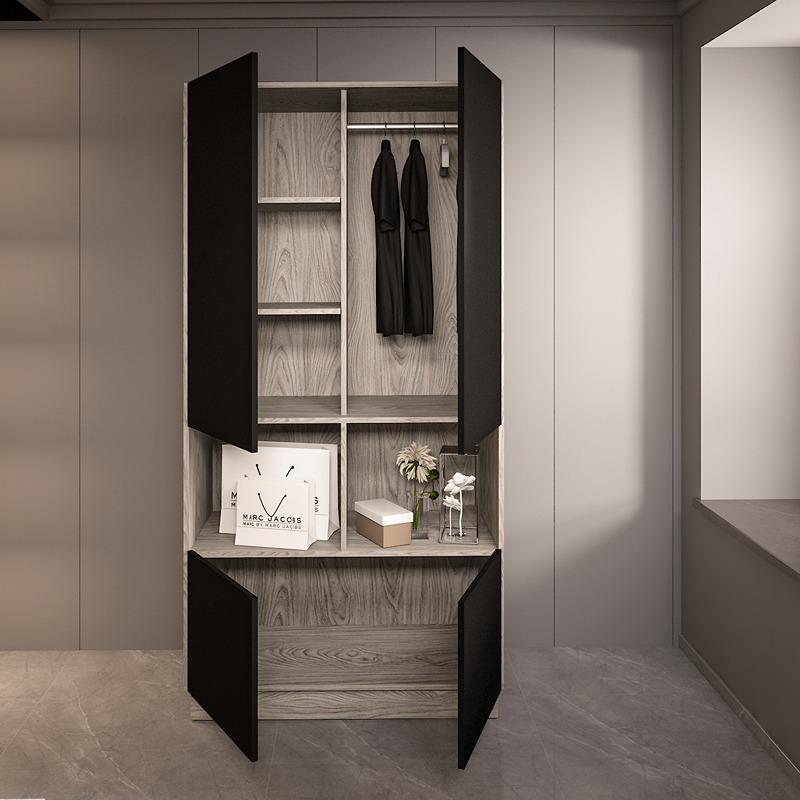 Wardrobe, 100 cm, Multiple Colors - KM-EG38-222