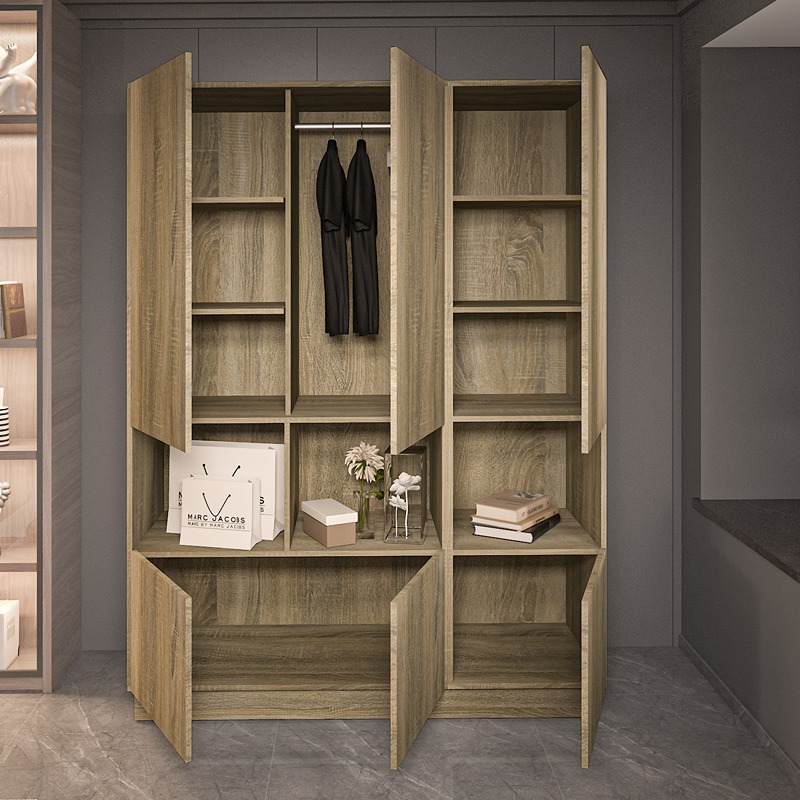 Wardrobe, 150 cm, Multiple Colors - KM-EG38-223