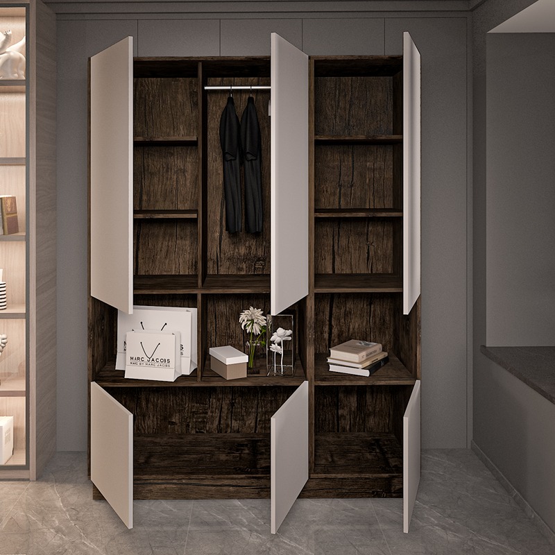 Wardrobe, 150 cm, Multiple Colors - KM-EG38-223