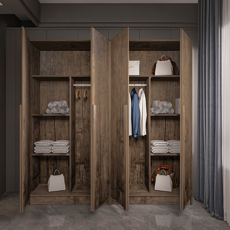 Wardrobe, 200 cm, Multiple Colors - KM-EG38-224