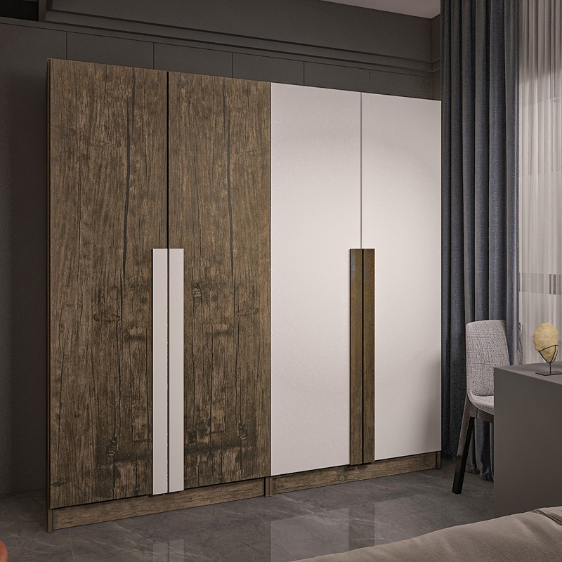 Wardrobe, 200 cm, Multiple Colors - KM-EG38-224