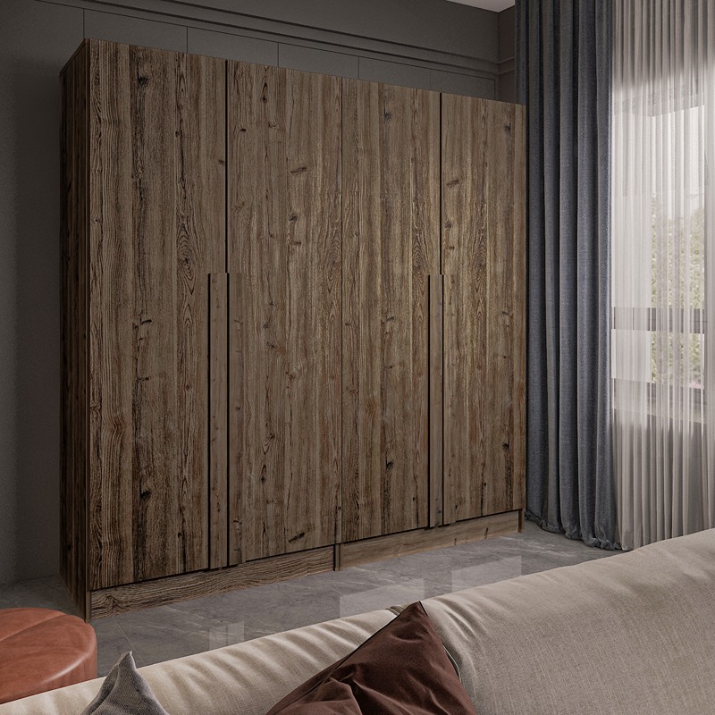 Wardrobe, 200 cm, Multiple Colors - KM-EG38-224