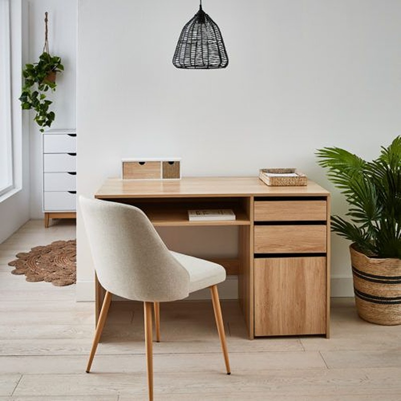 Desk, 120 cm, Wood - KM-EG188-132