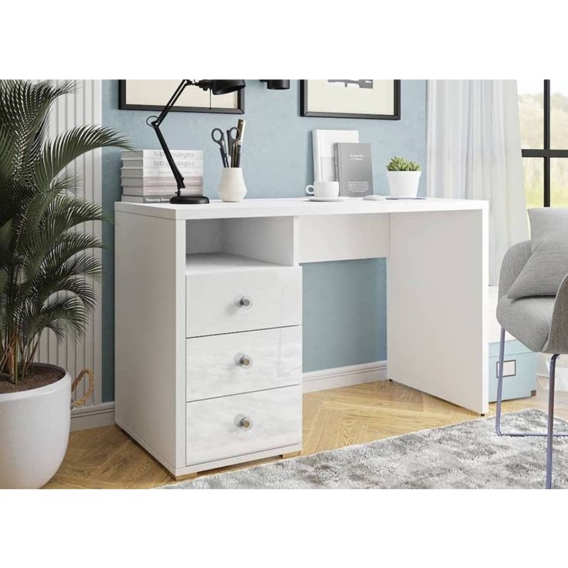 Desk, 120 cm, White - KM-EG188-142