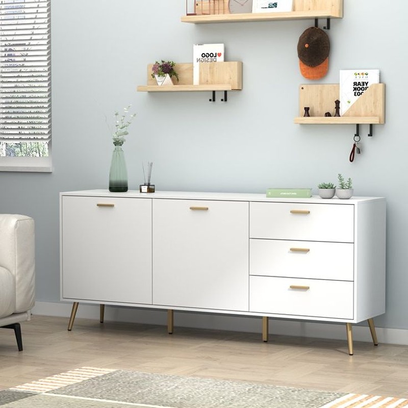 Buffet, 150 cm, White/Wood - KM-EG188-190