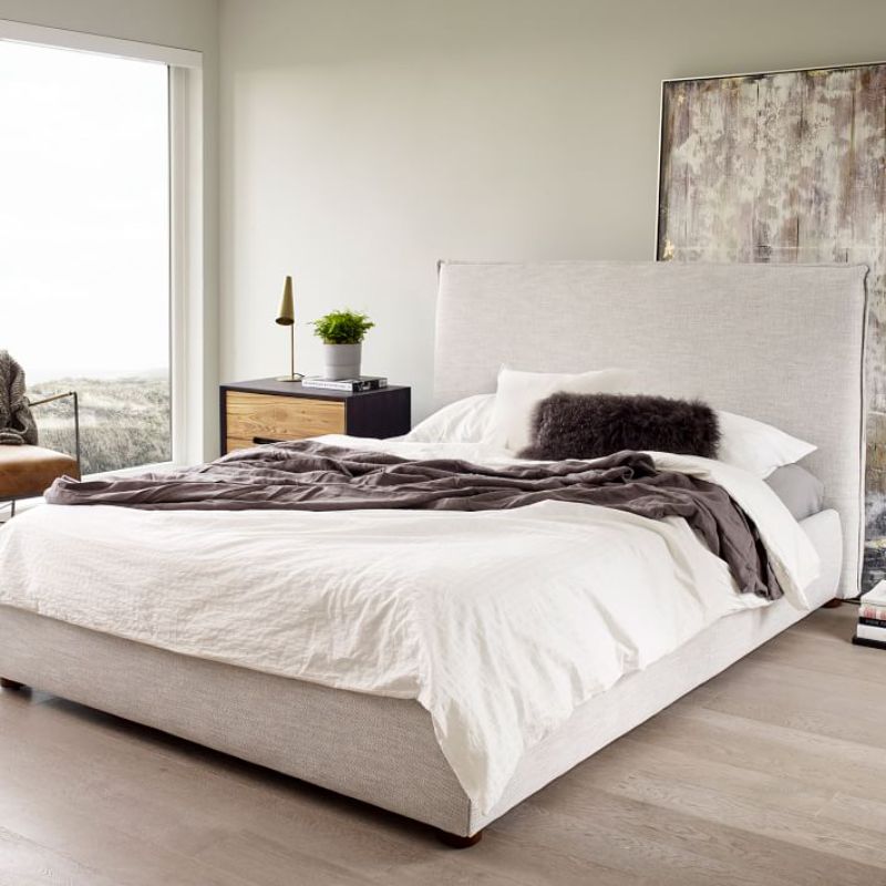 Bed, 180 cm, Grey - KM-EG111-150