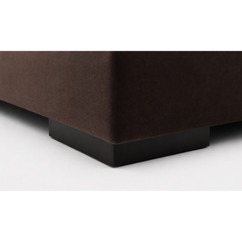 Corner Sofa, 220 cm, Brown - KM-EG98-62