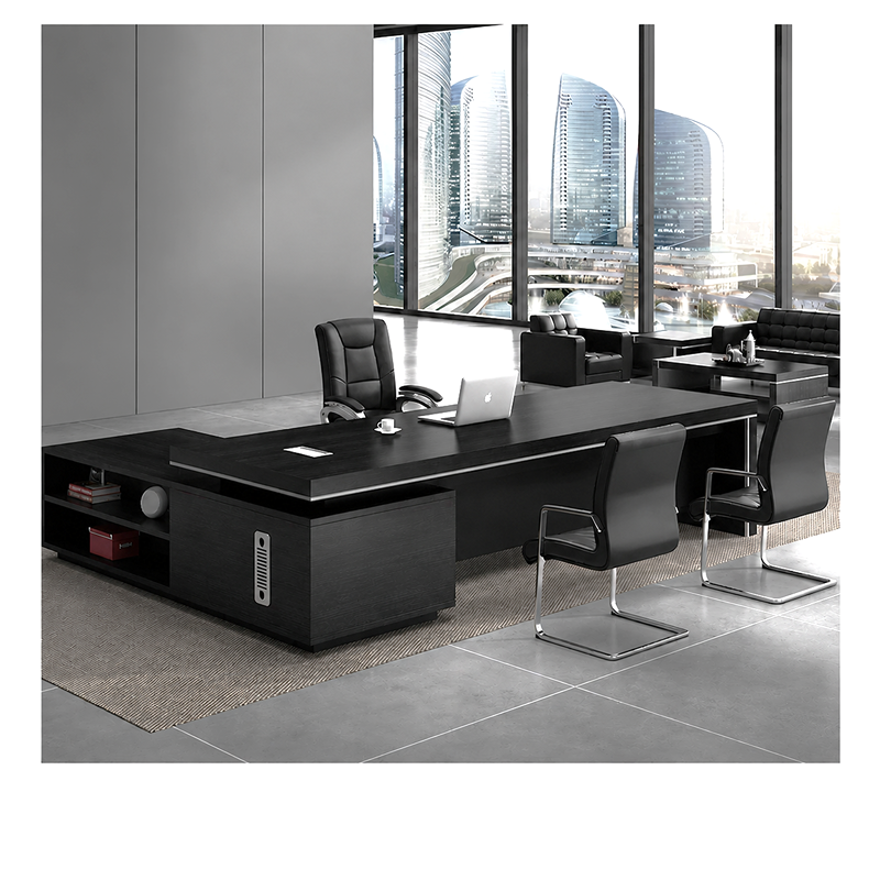 مكتب، 240 × 160 سم، أسود - KM-EG189-157