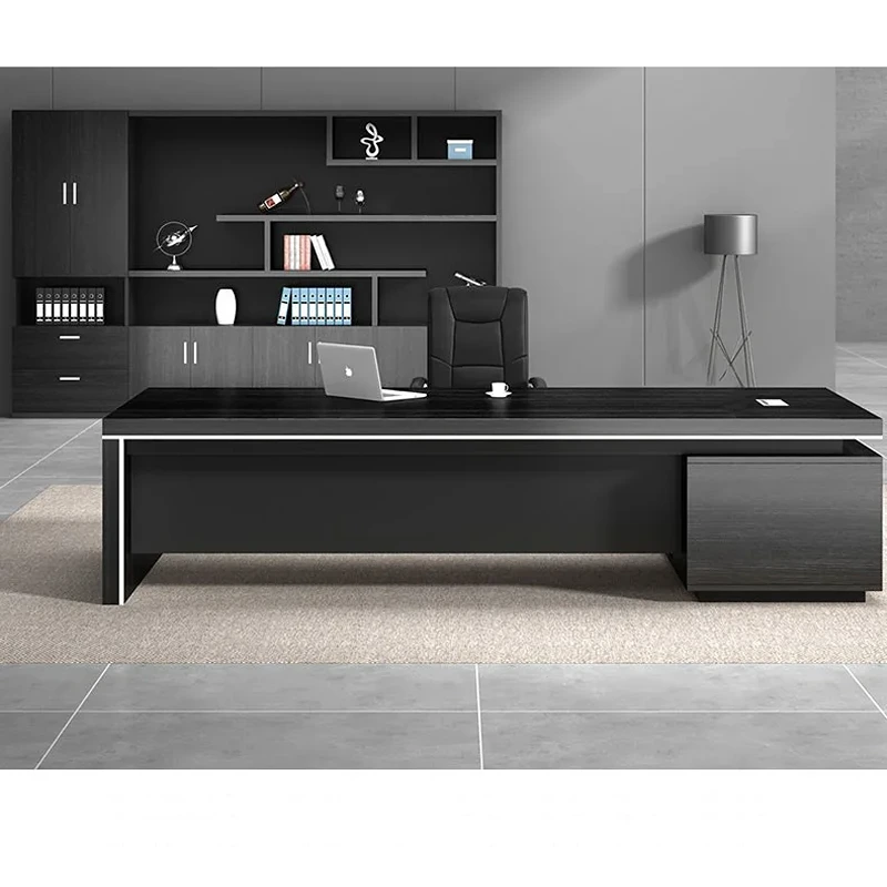 مكتب، 240 × 160 سم، أسود - KM-EG189-157