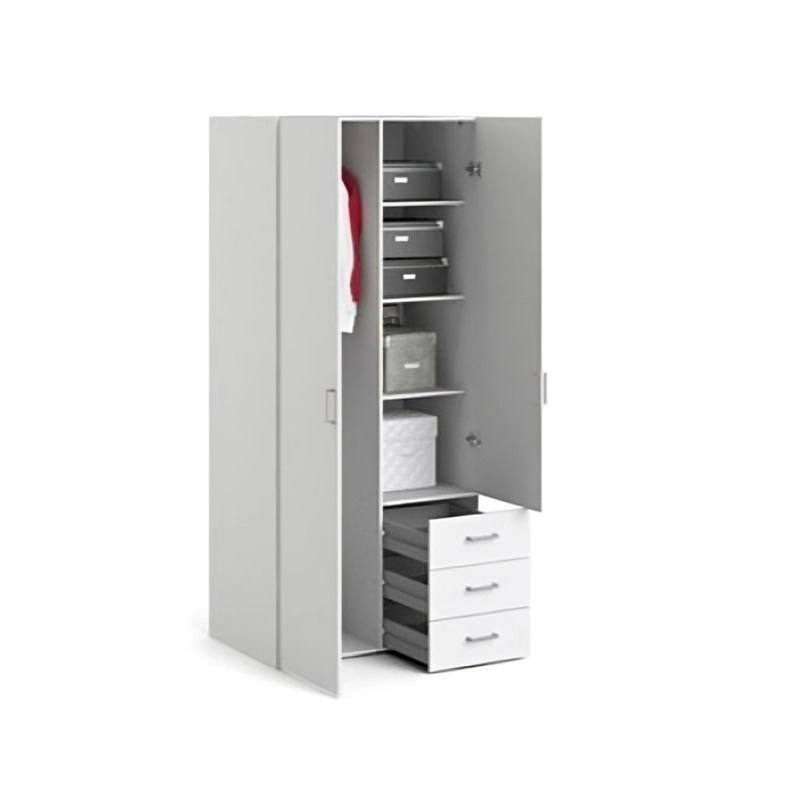 دولاب، 100 سم، أبيض - KM-EG189-85