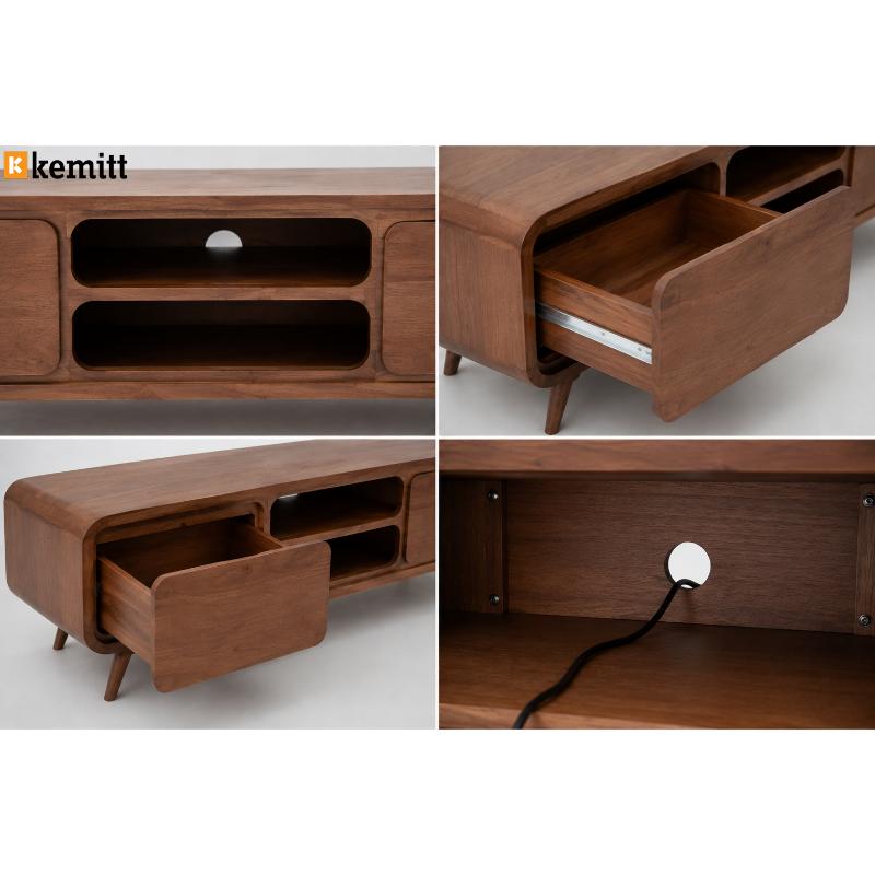 وحده تلفزيون, 150 سم, بني - KM-EG63-174
