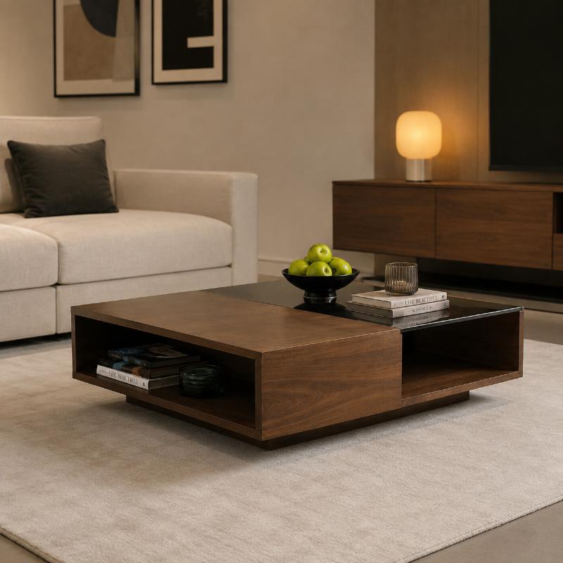 Coffee Table, 100 cm, Brown - KM-EG18-121