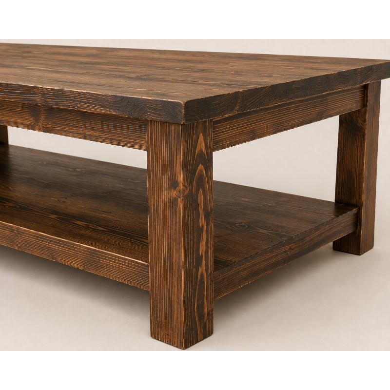 Coffee Table, 60 cm, Dark Wood - KM-EG22-69