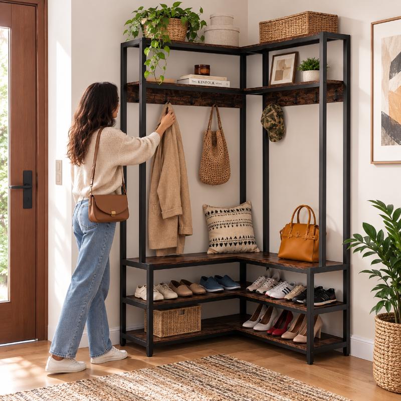 Shoe Cabinet, 80 cm, Multiple Colors - KM-EG179-123