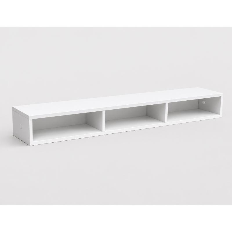 MDF Wood TV unit, 3 Pieces, 90x24x15 cm - Multicolor