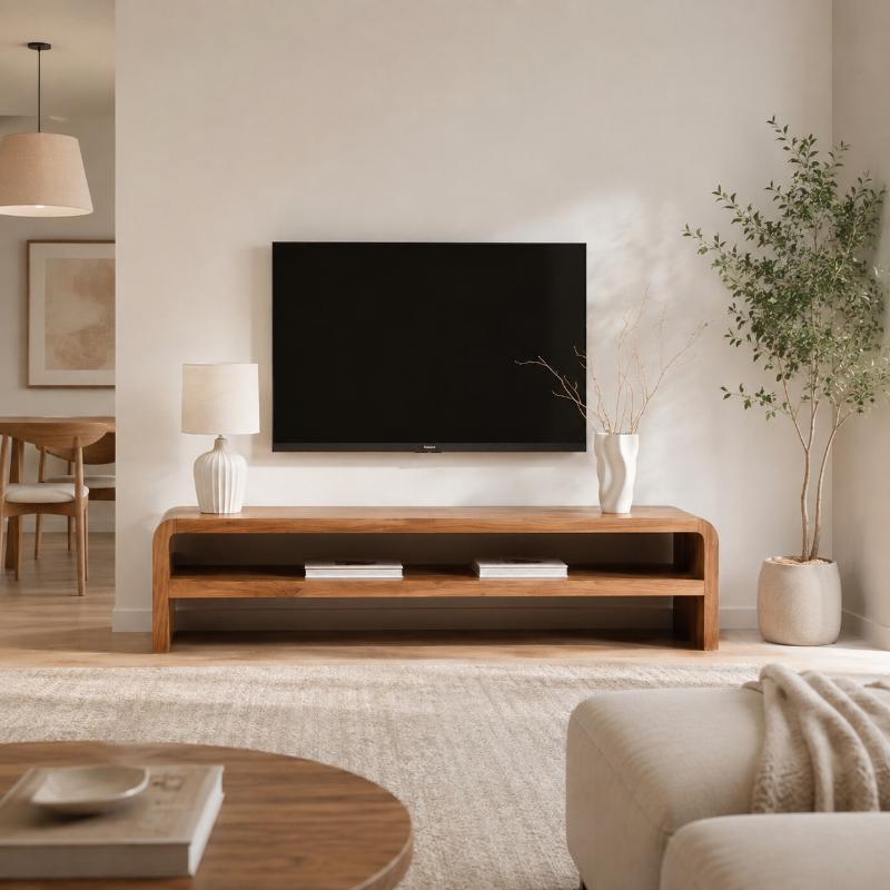 Tv unit, 160 cm, Brown - KM-EG63-171