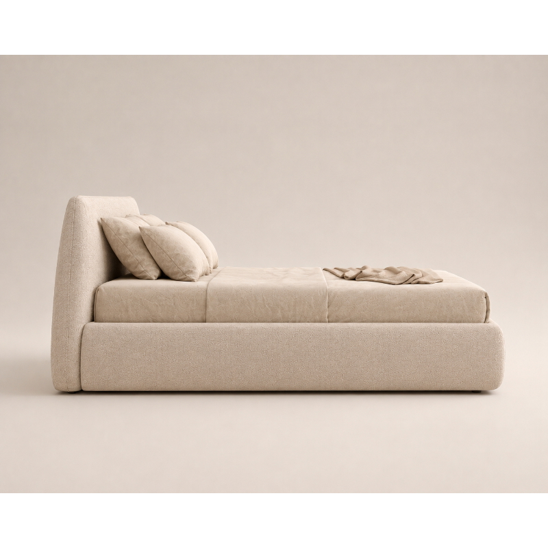 Bed, Multiple Sizes, Beige - KM-EG28-397