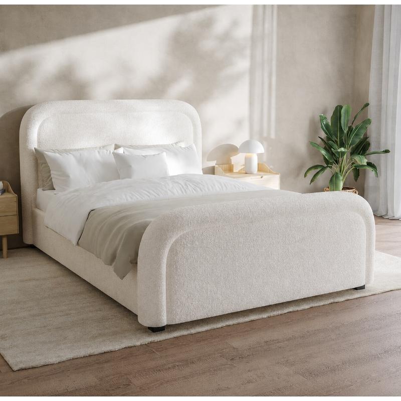 Bed, Multiple Sizes, Off White - KM-EG35-79