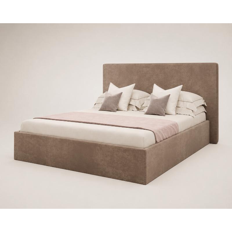 Bed, Multiple Sizes, Light Brown - KM-EG144-12