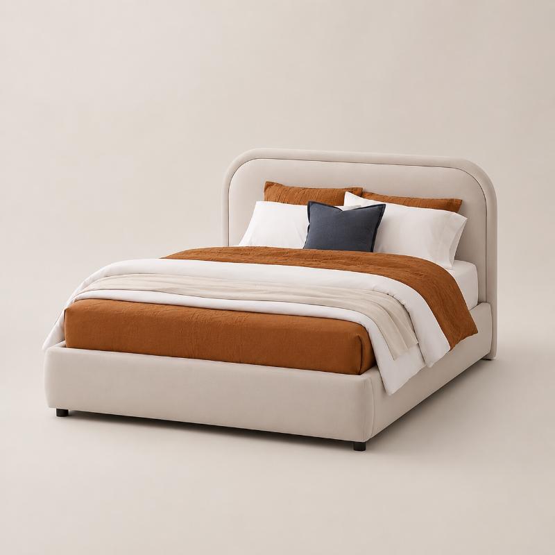 Bed, Multiple Sizes, Off White - KM-EG171-01